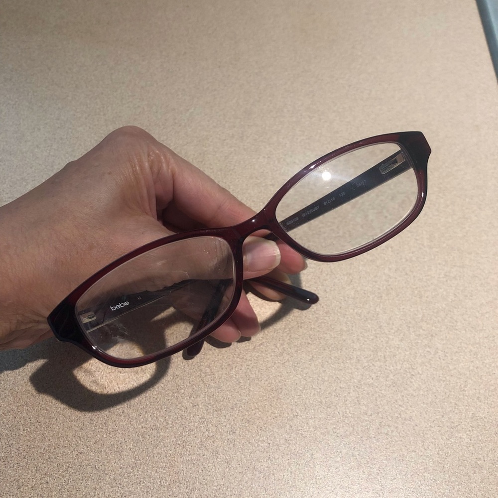 BEBE RUBY TED GLASSS FRAMES